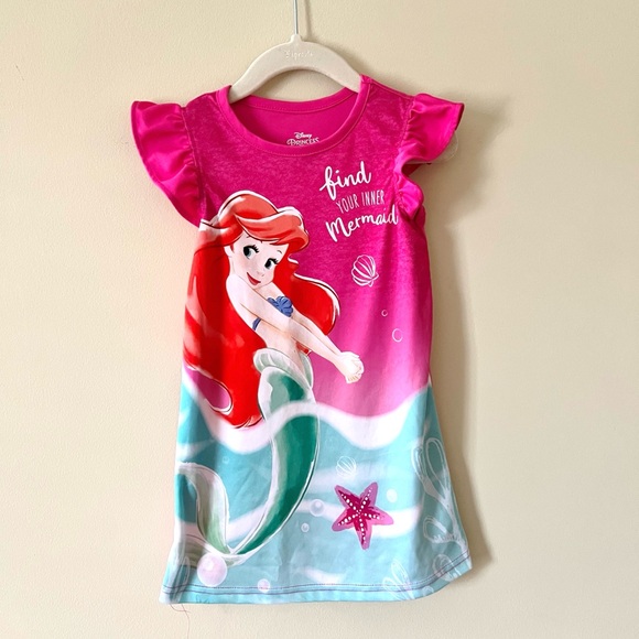 Disney Other - Toddler Girl’s The Little Mermaid Nightgown